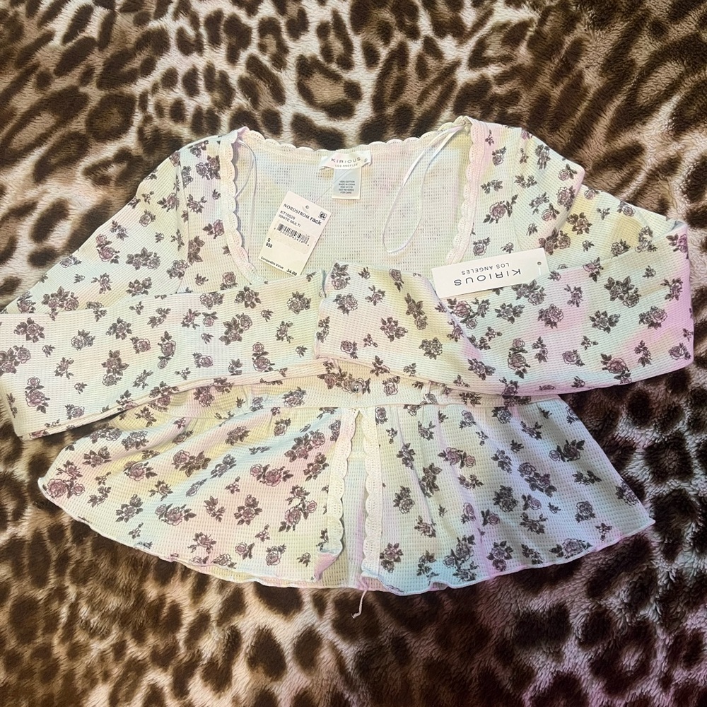 Nordstrom Floral Long sleeve Top